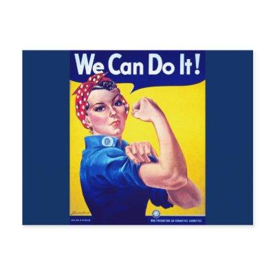 We Can Do It Rosie the Riveter Postcard