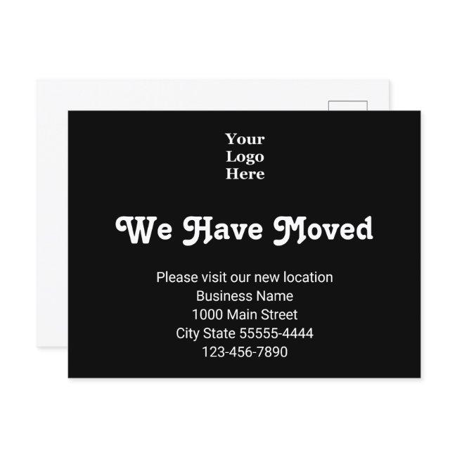 We Have Moved Visit Our New Location Your Logo Postcard