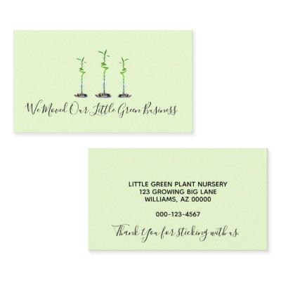 We Moved New Business Address Lucky Bamboo