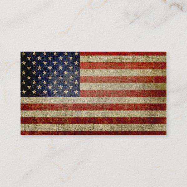 Weathered, distressed American Flag