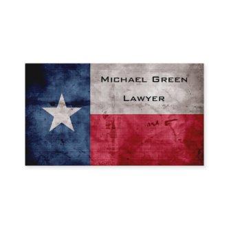 Weathered Vintage Texas State Flag