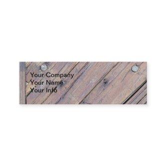 Weathered Wood Rough Textured Deck Mini
