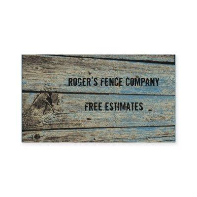 Weathered Wooden Fence Pickets with Nails & Knots
