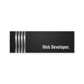 Web Developer - Black Silver Stripes Mini