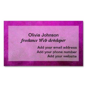 Web Developer Freelance Digital Nomad Purple  Magnet
