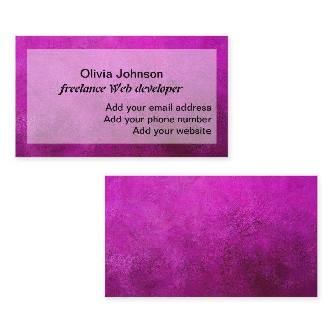 Web developer freelance digital nomads purple