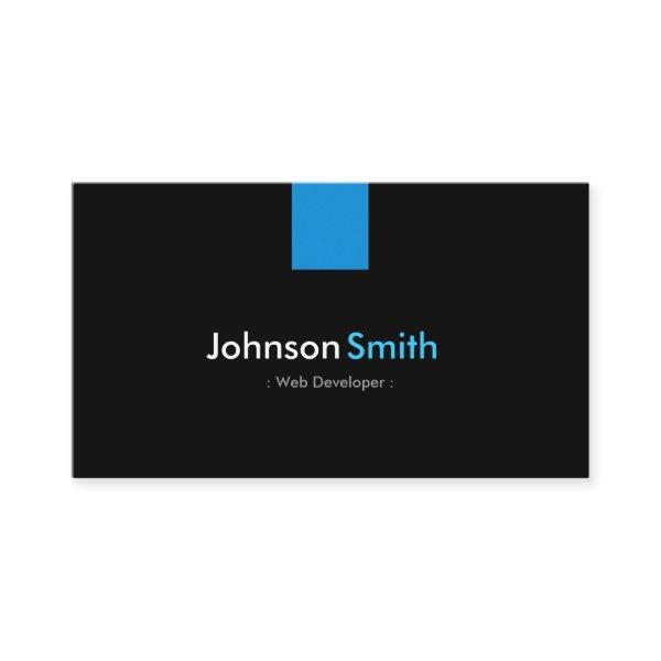 Web Developer Modern Aqua Blue