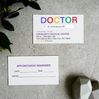 Website Search Result Doctor Appointment