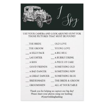 Weddin Car | Wedding Reception | I Spy Game Card Flyer