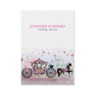 Wedding Carriage With Flowers & Horse