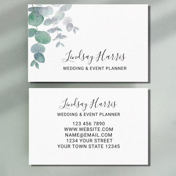 Wedding Event Planner Eucalyptus Greenery