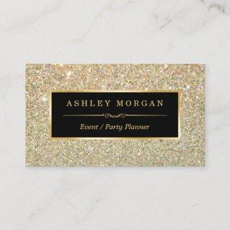 Wedding Event Planner - Sassy Beauty Gold Glitter