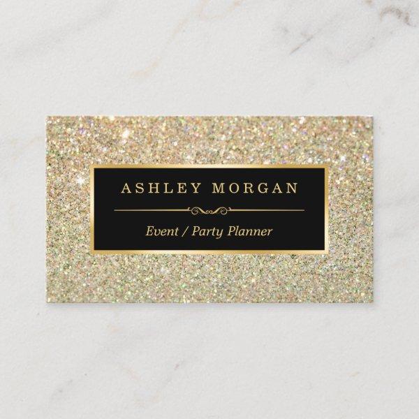 Wedding Event Planner - Sassy Beauty Gold Glitter