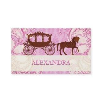 Wedding Horse & Carriage - Custom Text