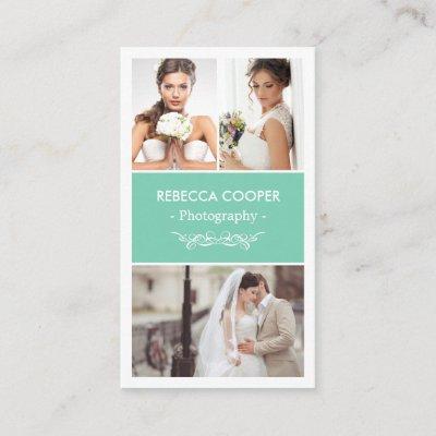 Wedding Photo Collage Elegant Clean Photography