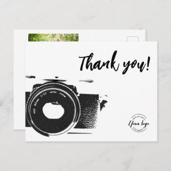 Wedding Photographer Custom logo Photo Postcard