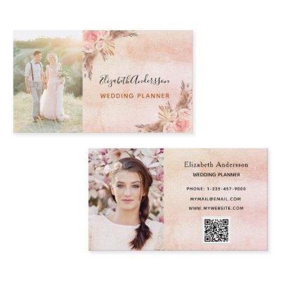 Wedding planner pampas grass QR code