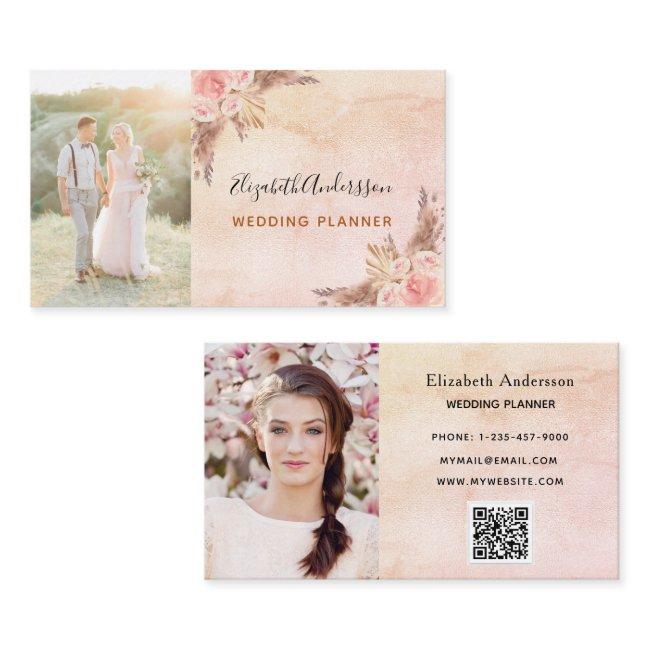 Wedding planner pampas grass QR code