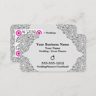 Wedding Planners  Template -  hearts
