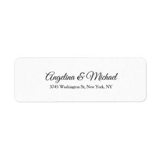 Wedding Professional Classical Elegant Handwriting Label