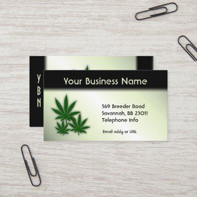 Weed Business Double Sided Green