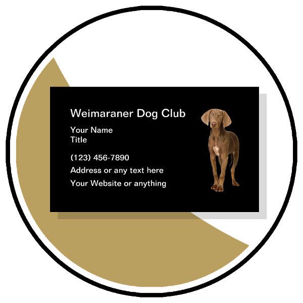 Weimaraner Dog Club Simple