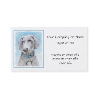 Weimaraner Painting - Cute Original Dog Art