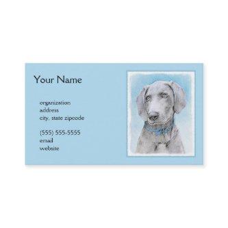 Weimaraner Painting - Cute Original Dog Art
