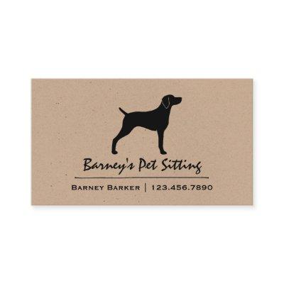 Weimaraner Silhouette Pet Dog | Animal Services
