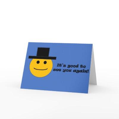 Welcome back Card