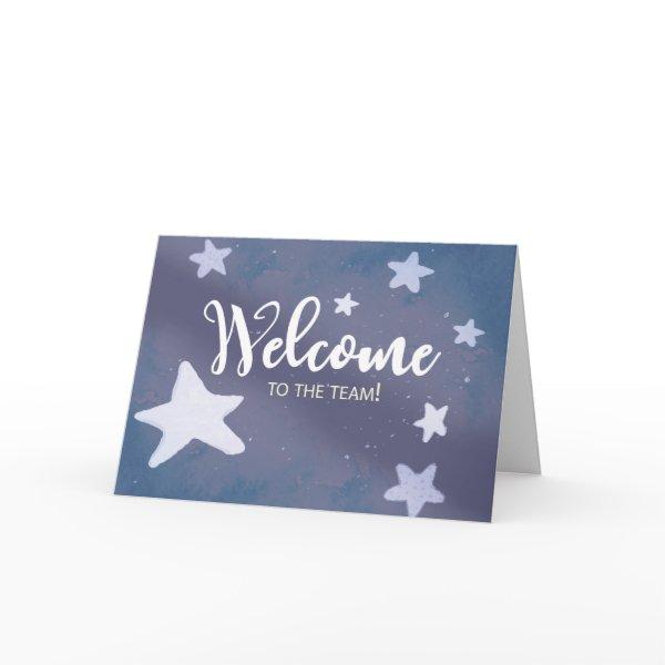 Welcome to the Team Business Stars Card