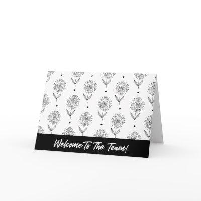 Welcome to the Team New Employee Job Welcoming Card
