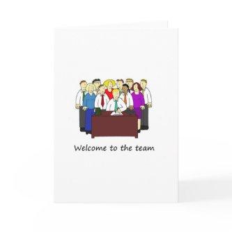 Welcome to the Team Office Workers Card