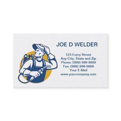 Welder Fabricator Welding Retro