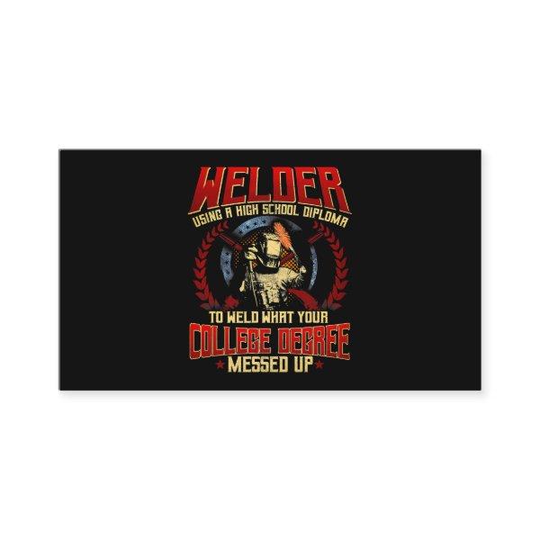 Welder Gifts Funny Sayings Vintage Weld Fabricator