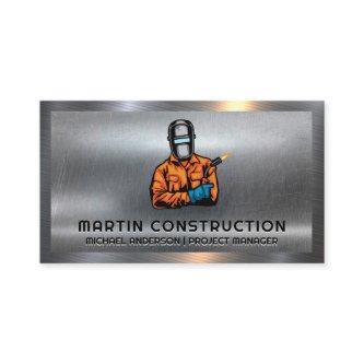 Welder Holding Blow Torch | Metal
