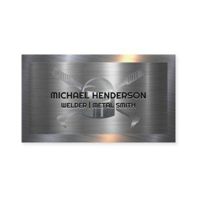 Welder Logo | Metallic Brushed