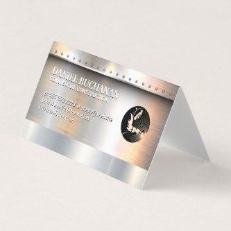 Welder | Metallic Brushed with Rivets Background