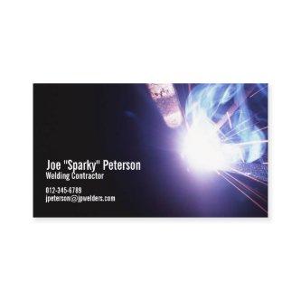 Welder Welding Sparks Violet
