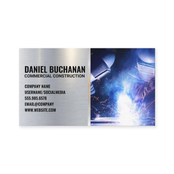 Welder Worker | Sparks | Steel Metallic