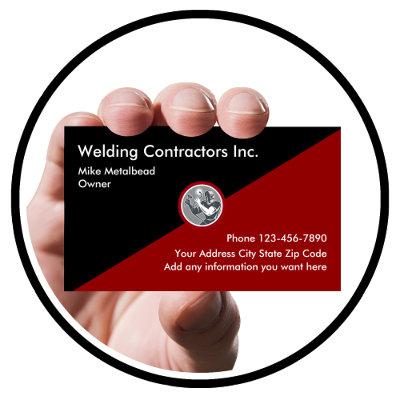 Welding Contractors Businesscards