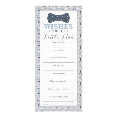 Well Wishes Card, Baby Shower, Little Man, 25 Pack Rack Card