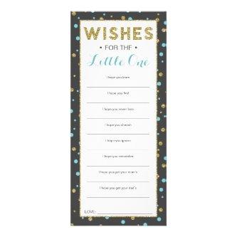 Well Wishes Card, Safari Baby Shower, 25 Pack Rack Card