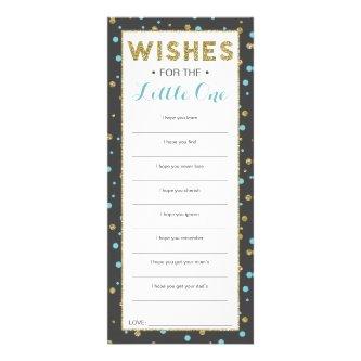 Well Wishes Card, Safari Baby Shower, 25 Pack Rack Card