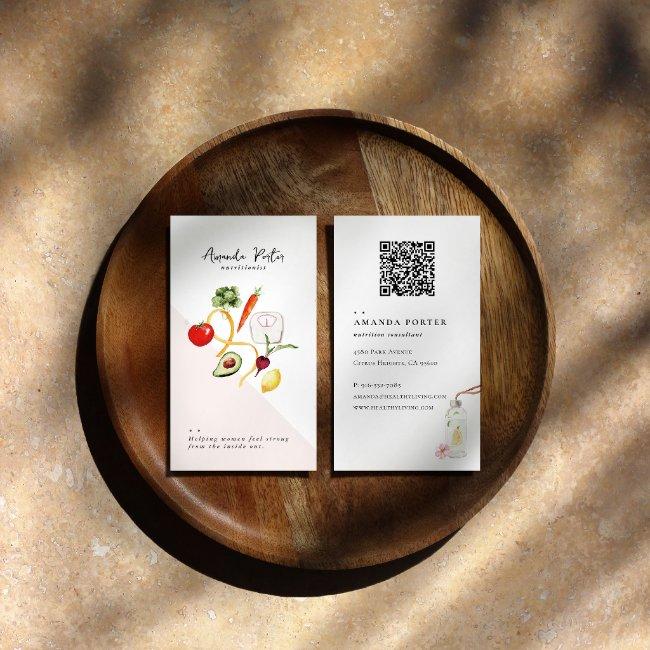 Wellness Branding | Nutritionist QR Code