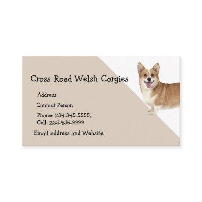 Welsh Corgi Dog Pet Animal Logo