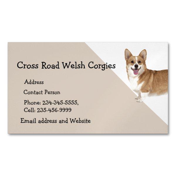 Welsh Corgi Dog Pet Animal Logo
