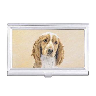 Welsh Springer Spaniel Painting - Original Dog Art  Case