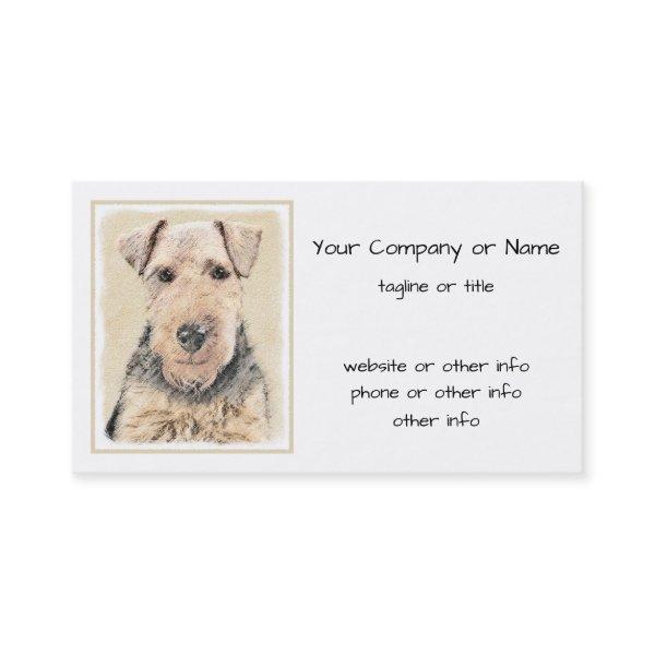 Welsh Terrier Painting - Cute Original Dog Art