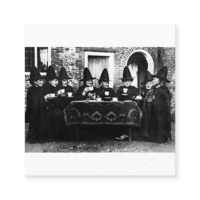 Welsh Witches - Tea Party Vintage Square